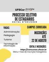Processo seletivo para contratação de estagiários na UFSCar